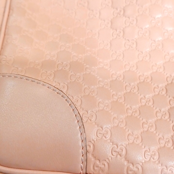 Gucci micro Guccissima bag Bree pink monogram GG crossbody bag - Picture 15 of 15